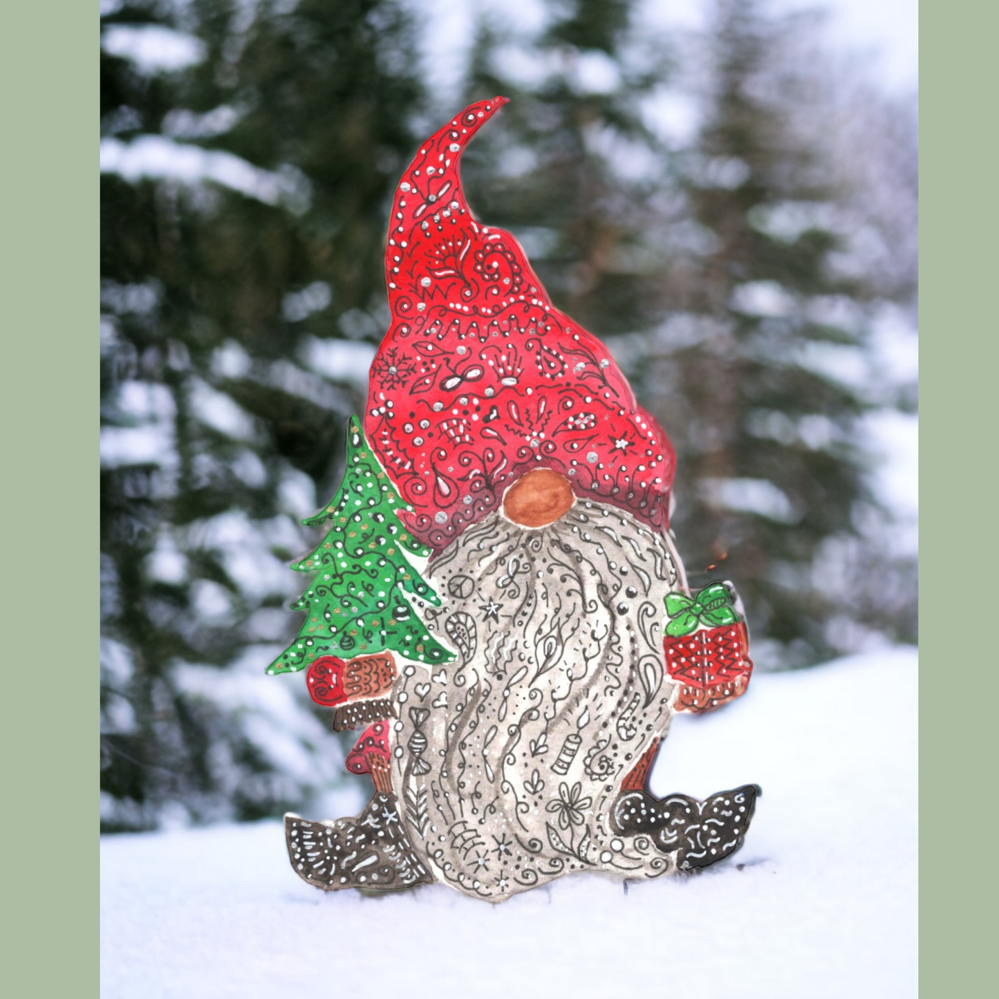 Comin' Gnome for Christmas! Greeting Card 2-Pack