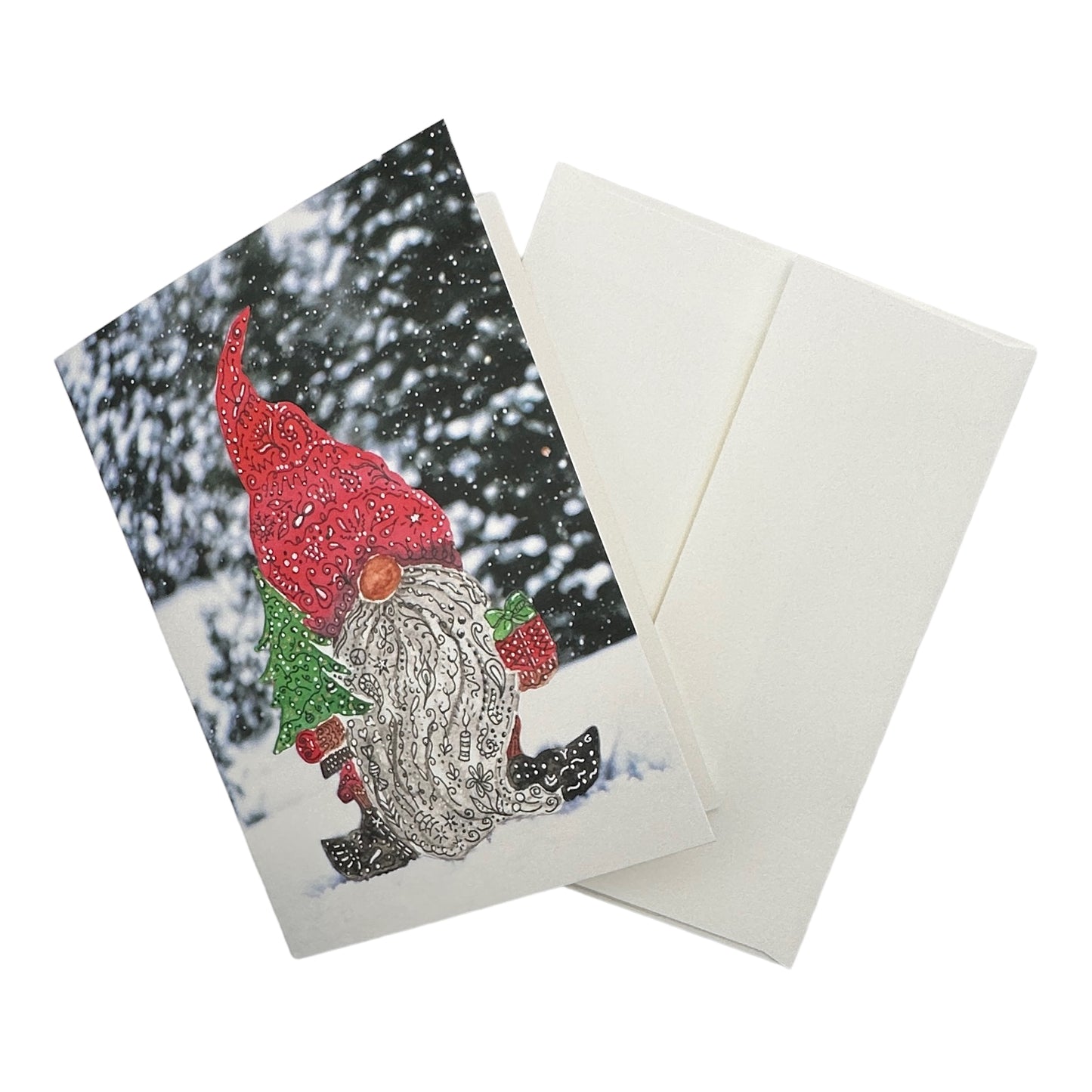 Comin' Gnome for Christmas! Greeting Card 2-Pack