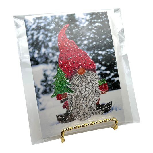 Comin' Gnome for Christmas! Greeting Card 2-Pack
