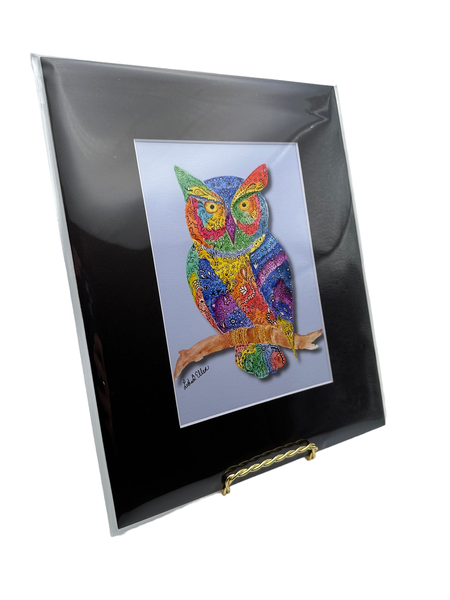 Hooty Owl Matted Print - 3 Sizes Available