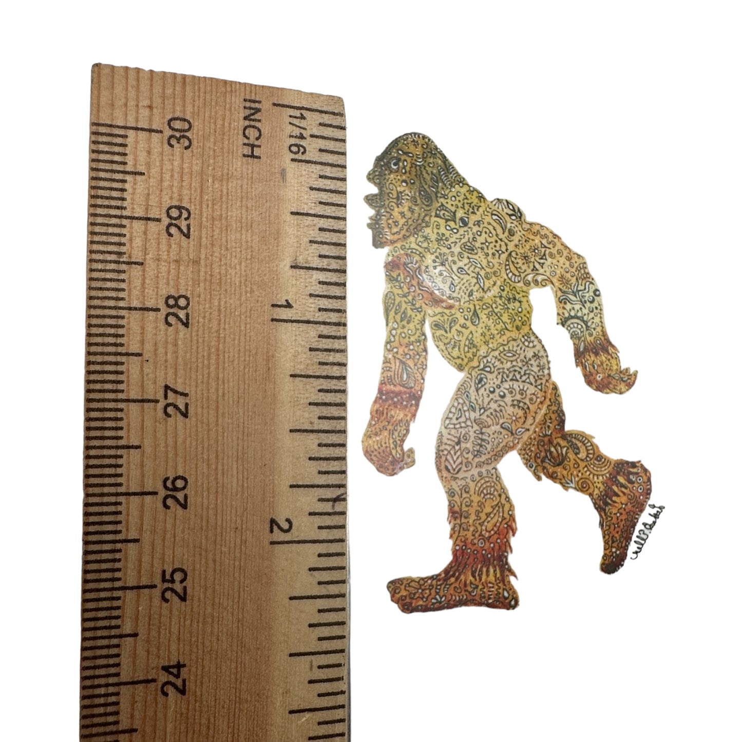 Bigfoot Temporary Tattoo Set - Pack of 5, Original Artistic Designs, Ideal for Parties, Unique Gift for Cryptid Fans