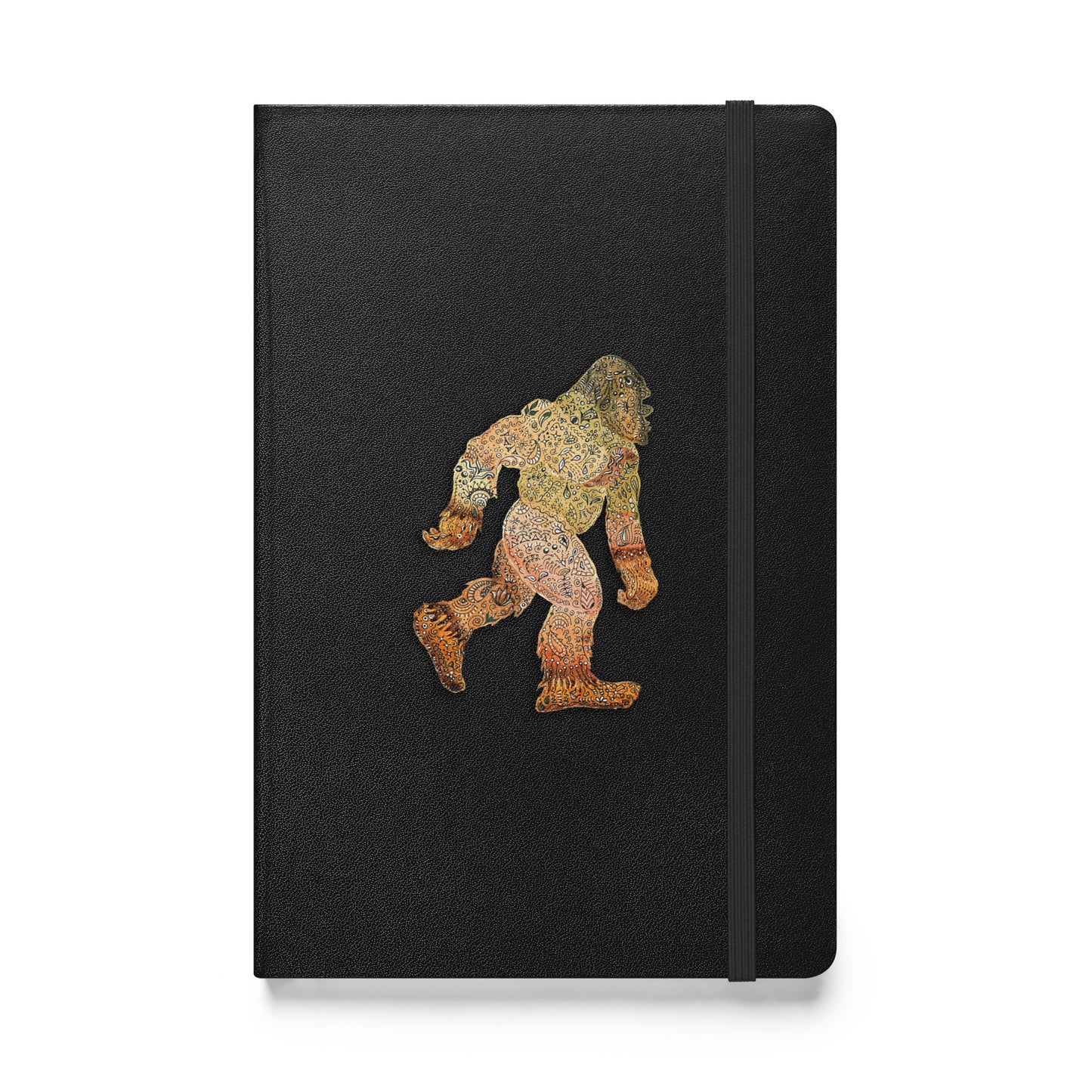 Bigfoot Art Hardcover Journal, Original Artwork, Unique Sasquatch Notebook, Creative Writing Gift for Cryptid Fans