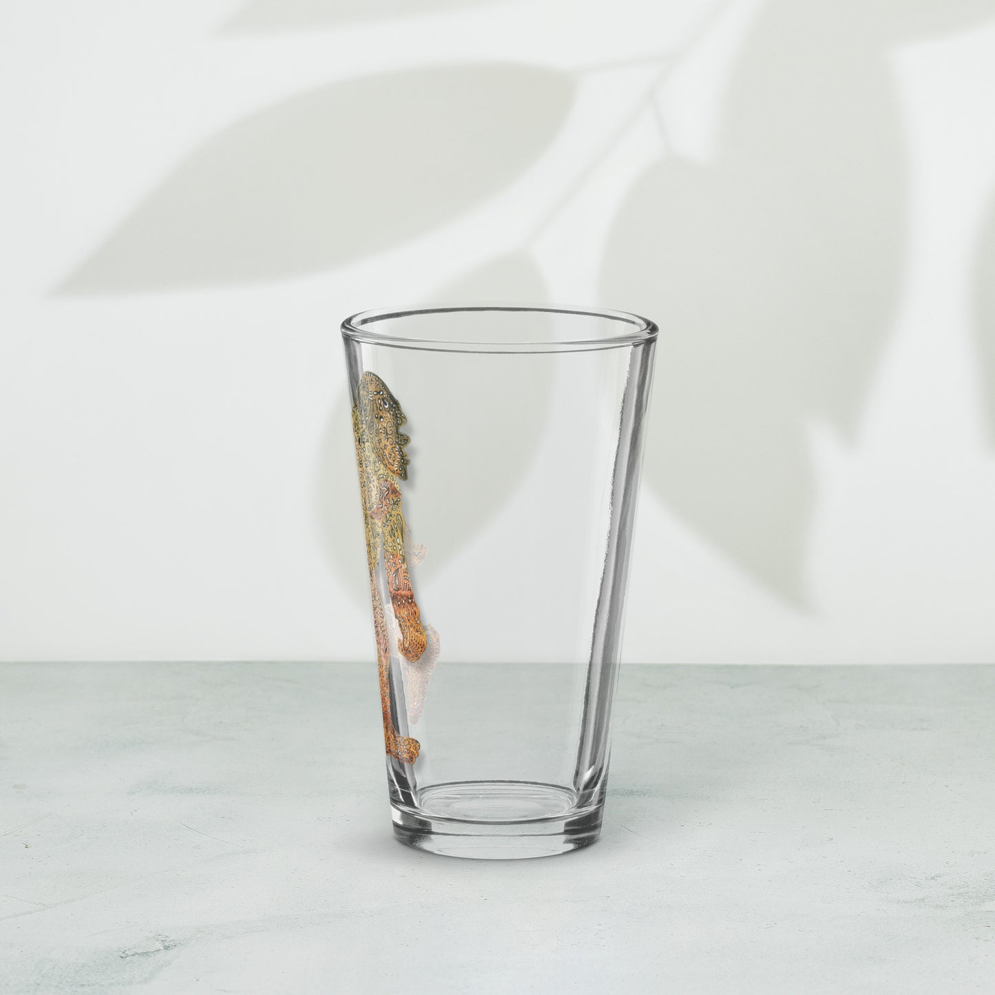 Bigfoot Original Art Shaker Pint Glass - Unique Hand-Painted Barware, Perfect for Craft Beer Enthusiasts, Ideal Gift for Sasquatch Believers