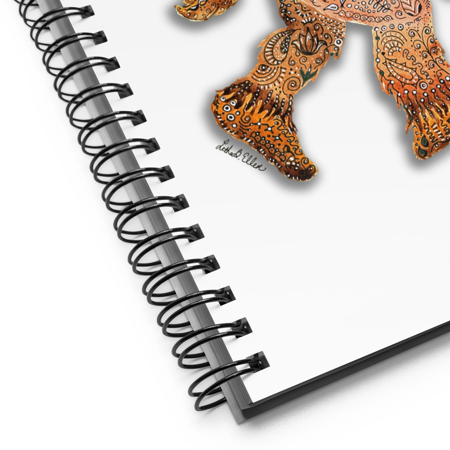 Bigfoot-Themed Spiral Notebook - Unique Sasquatch Journal for Notes & Sketches, Perfect Gift for Cryptid Fans