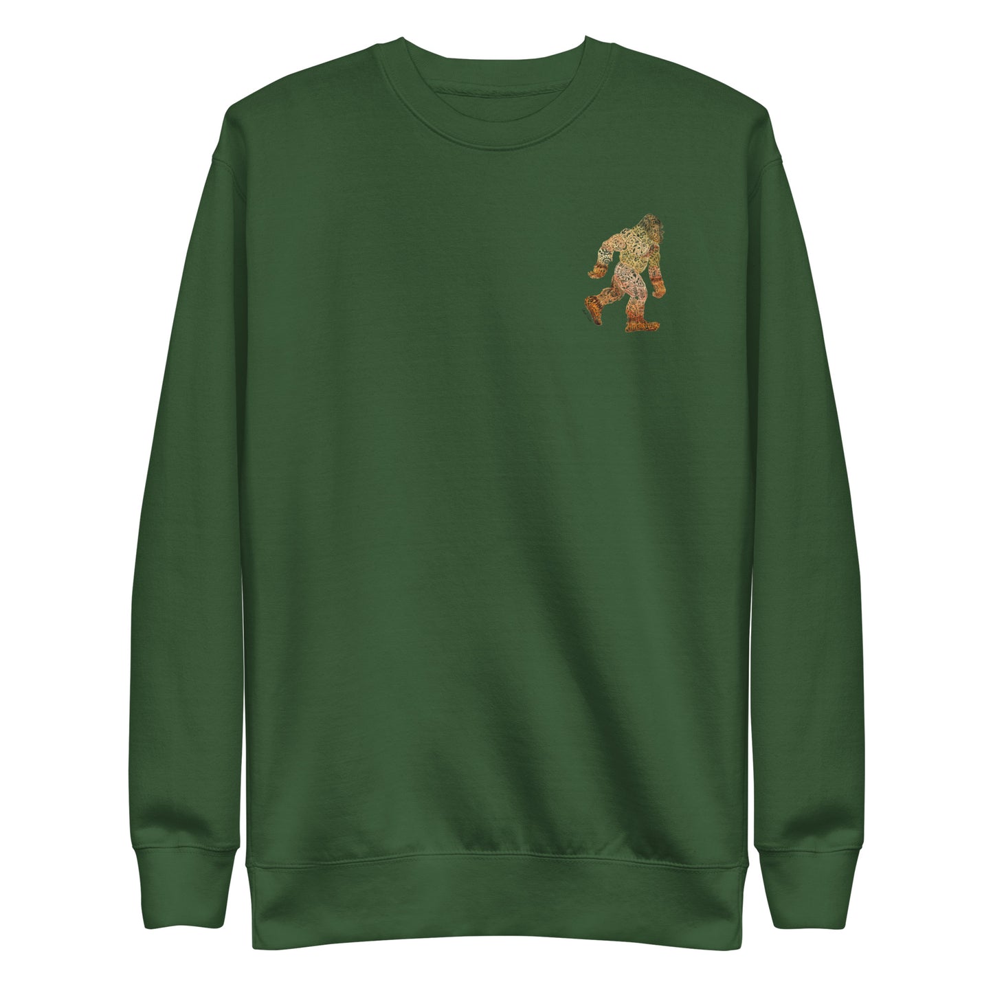 Bigfoot Unisex Sweatshirt - High-Quality Cotton Blend with Eye-Catching Back Image - Adventure Apparel - Novelty Gift for Cryptozoologist