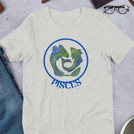 Pisces Zodiac Unisex Tshirt Original Artwork