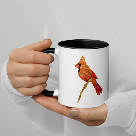 Cardinal Mug with Color Inside