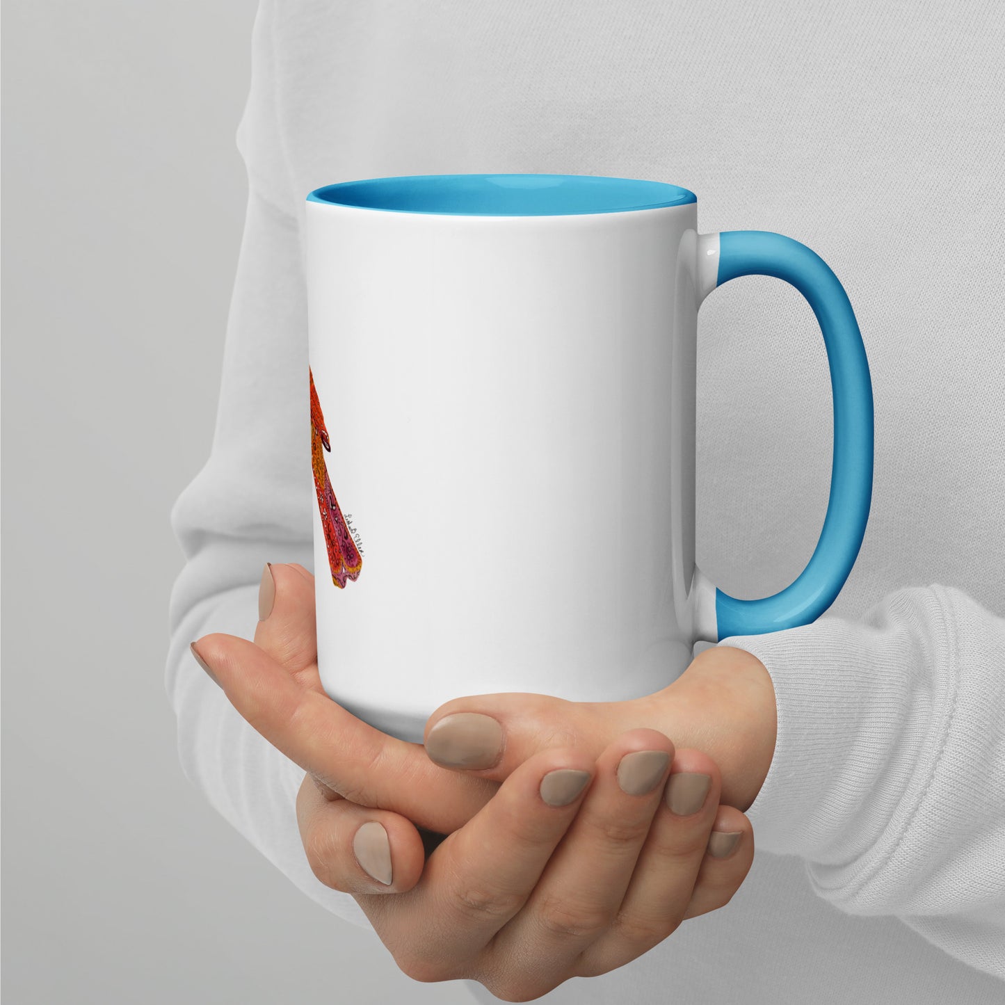 Cardinal Mug with Color Inside